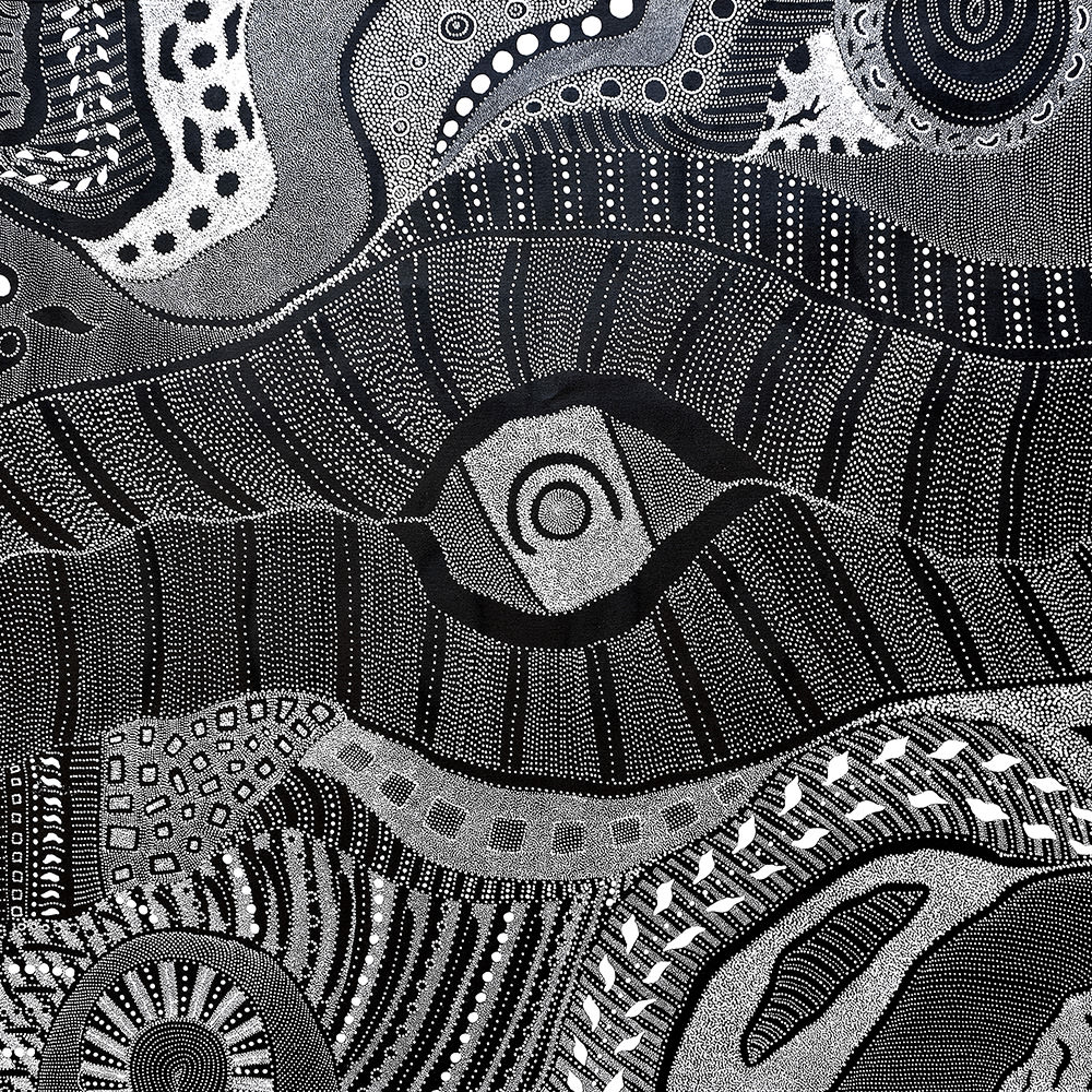 Black And White Aboriginal Art